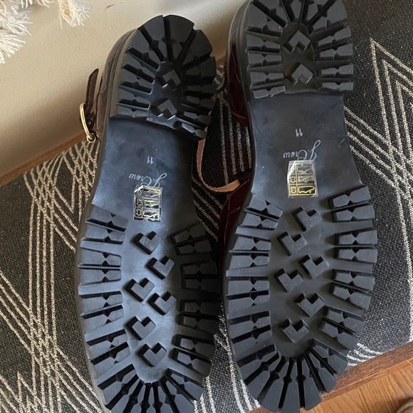 J. Crew Dark Brown Winona cutout loafers in Italian croc-embossed leather - Picture 5 of 5